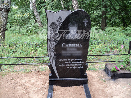 Вертикальный гранитный памятник 1133