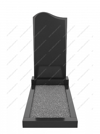 Комплект 1102 памятник из черного гранита